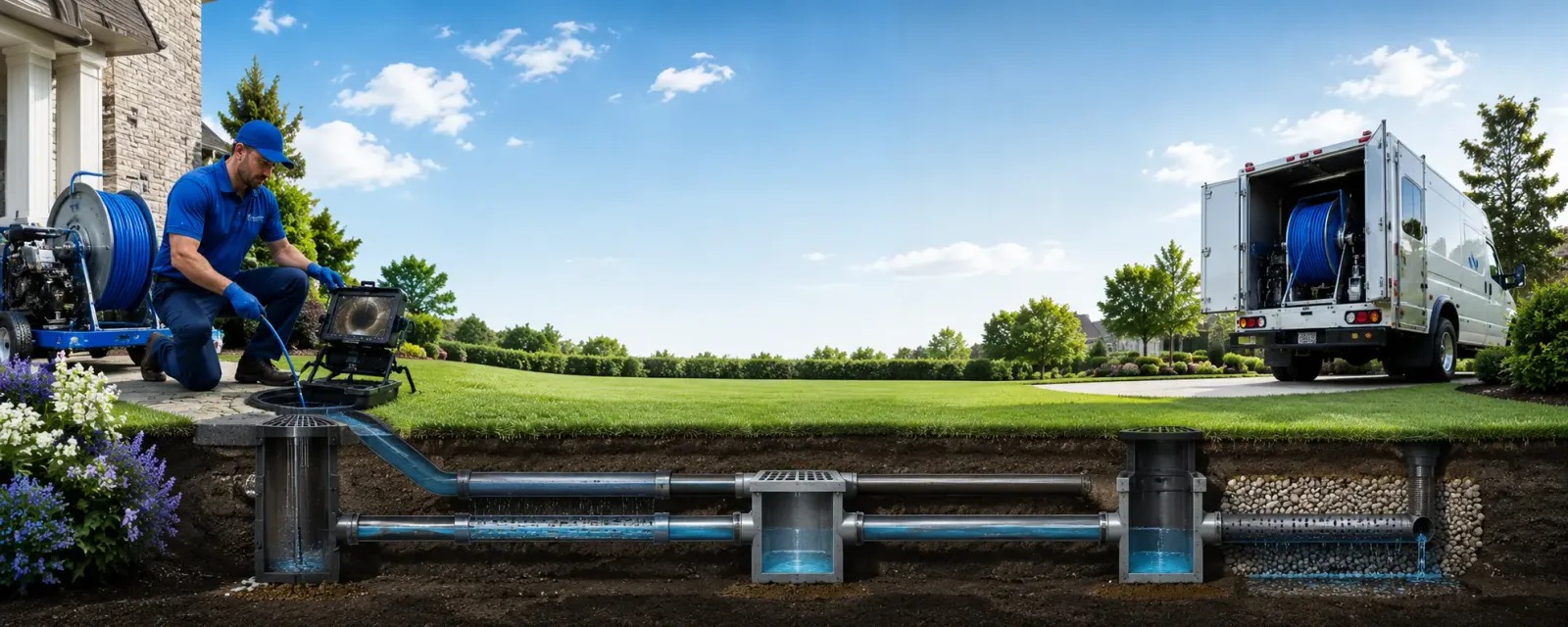 Outdoor drain cleaning information for Brookfield, OH